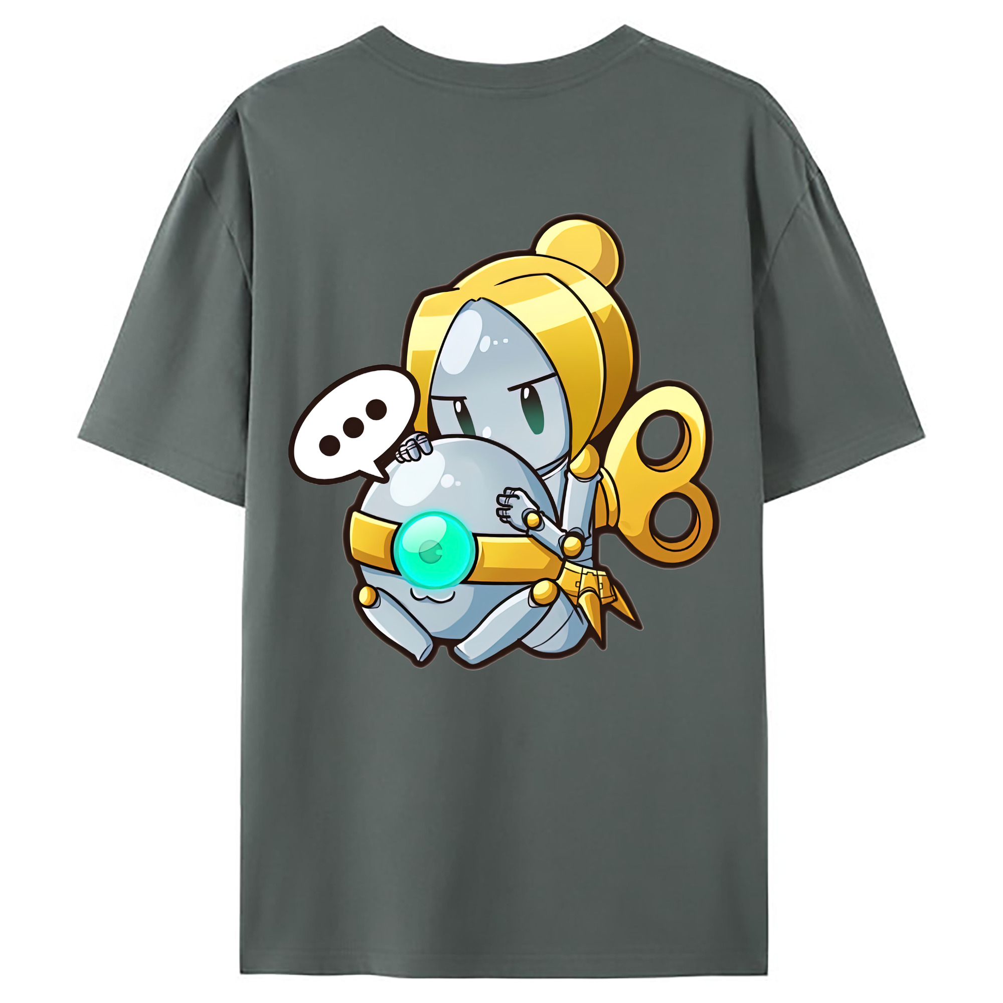 （画像用） リーグ・オブ・レジェンド League of Legends LOL 綿100％ メンズ半袖Tシャツ（バックプリント） 通気性